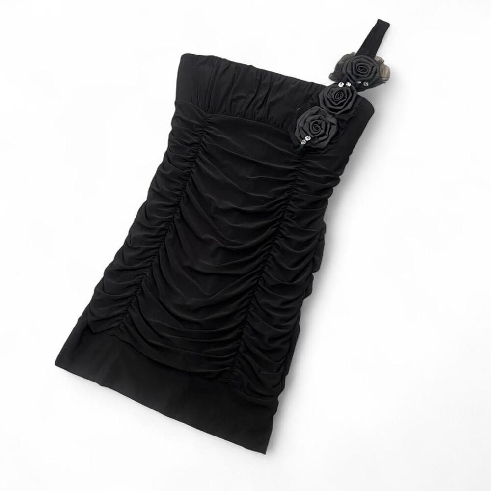 Y2K Taboo Grunge Punk Ruched Mini Party Dress A6